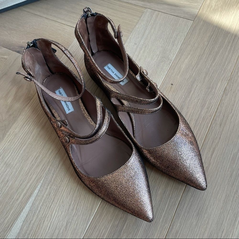 Tabitha Simmons sparkly flats